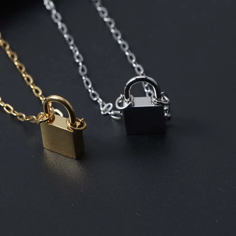 Lock Pendant Necklace