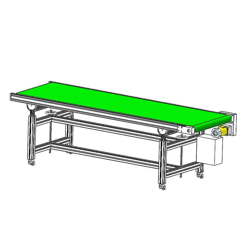 OEM Custom Aluminum Working Tables Assembly Line Belt Conveyor