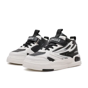 Factory Boy Girl  Running Teenage High Cut Leather Kids Casual  Walking Shoes Classic Design All Seasons Fashion Kids Sneaker