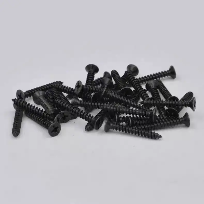 High Quality M3.5x25mm Drywall Screws Black Phosphate Tornillos for Gypsum Board Zinc Coarse Fine Thread Manufacturer details