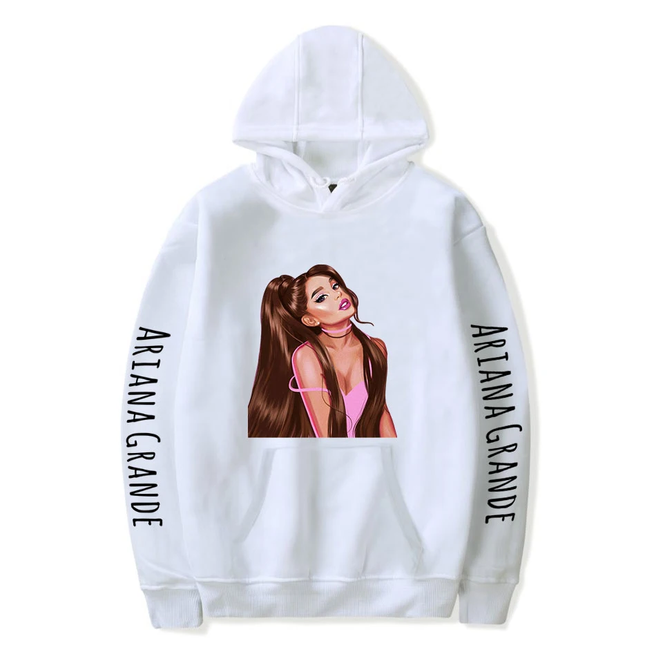 Ariana Grande Damen Kapuzenpullover Boys Girls Hoodie Sweatshirt Jacket Pullover