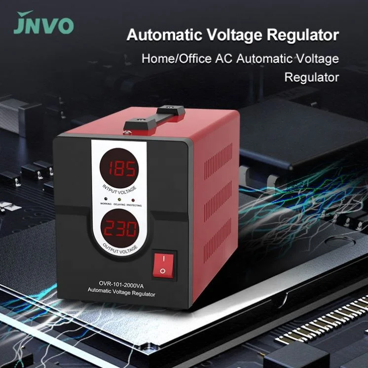 AVR 3000 Watt 3000VA Electron Relay Type Ac Automatic Stabilizer Voltage Regulator 40kva for Computer