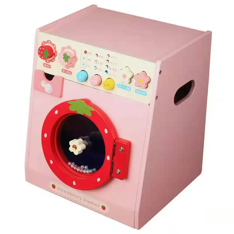 wooden toy washing machine