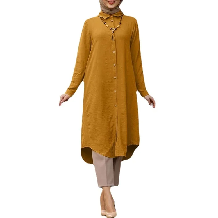 church dresses long sleeve Divine Blessings DB2052-YLW Church Dress Yellow / 24 main image 1