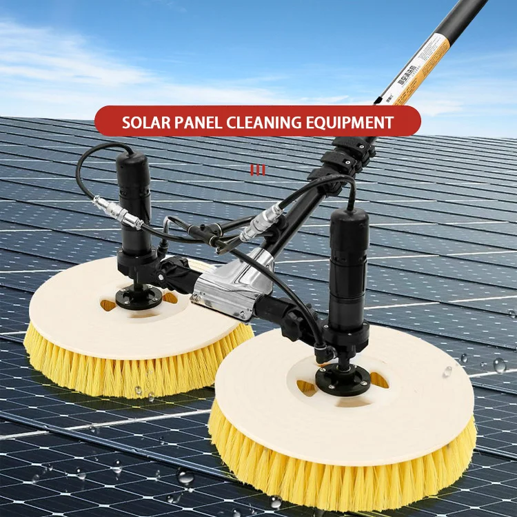 Solar Panel Cleaning Tool Equipment Double Head Solar Panel Cleaning Brush Buy Solar Panel