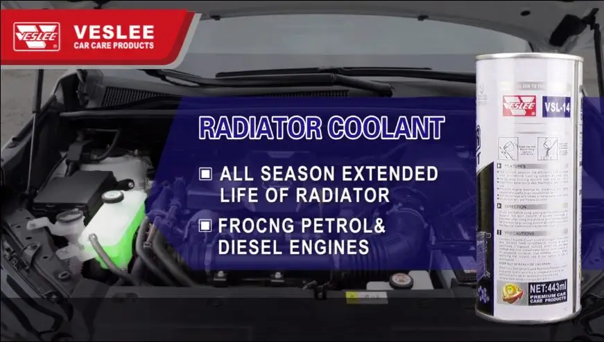 New 2L Anti Rust Radiator Coolant Liquid Against Overheating Liquid Coolant Car Radiator Coolant