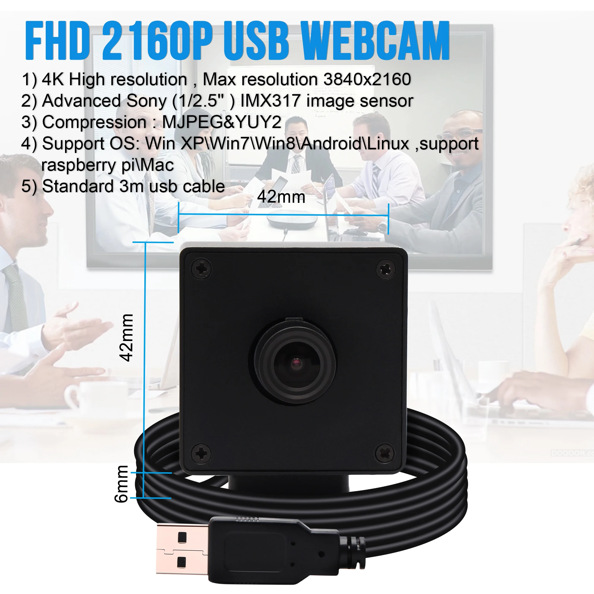 ELP 4K USB Camera High Resolution Streaming Solutions