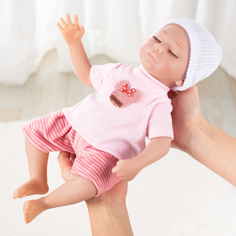 
 Заводская игрушка OEM, игрушка, 14 дюймов, новорожденный малыш для комплектов, Реалистичная мягкая живая кукла на продажу  