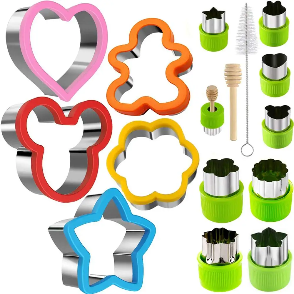 Sandwich Cutters Set For Kids Vegetable Fruit Cutter Shape Stainless ...