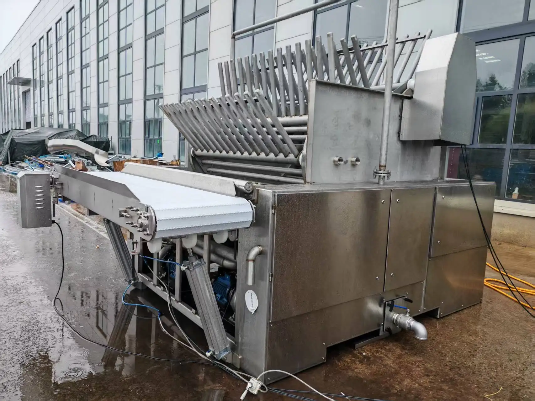 Automatic Halal Sheep Slaughtering Line Complete Goat Abattoir Machine Industrial Sheep Hair RemoveMachine for Meat Plant