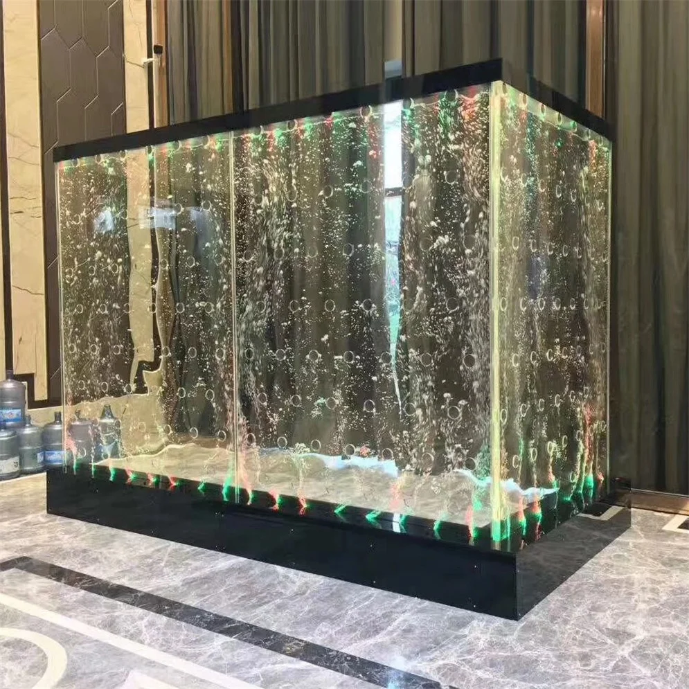 Interior Design Curved Acrylic Bubble Wall Privacy Screen Room Divider