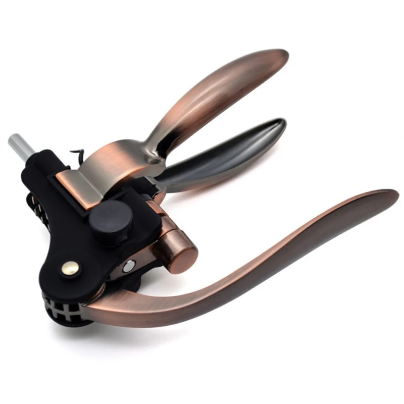 Hxy Deluxe 4 In 1 Rabbit Ear Style Vertical Lever Cork Wine Opener