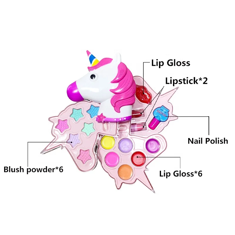Creative Beauty Cosmetic Makeup Set Kids Cosmetics Girl Toys Make up for Children