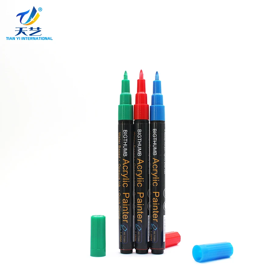 Non-toxic Acrylic Paint Marker Pen Set for Art Drawing