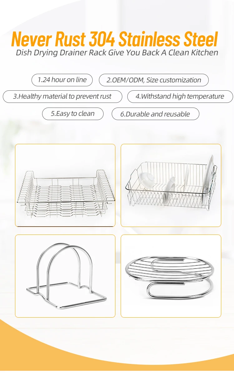 可放置在厨房台面上的排水架304不锈钢耐用厨房水槽排水架 Buy 厨房沥水置物架 厨房水槽沥水架 家用厨房台面kitch菜沥水架product On