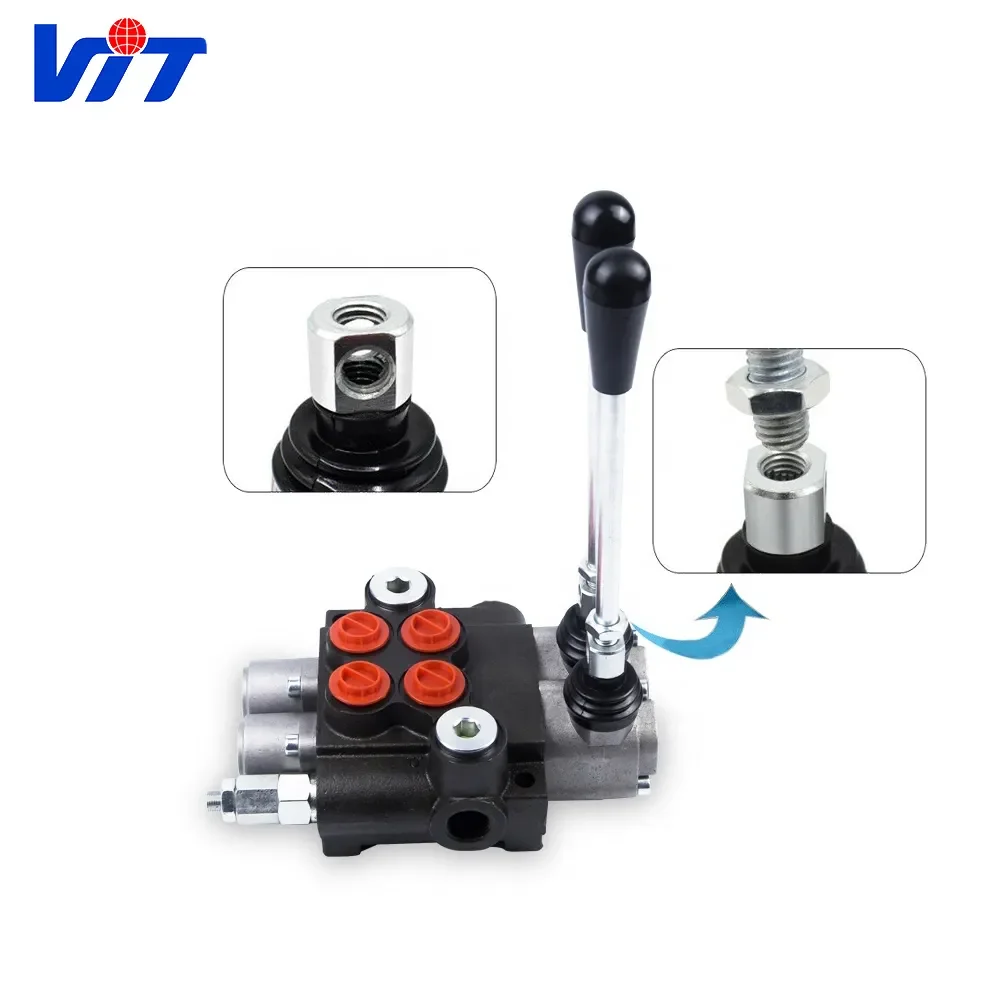 VIT P402 Joystick Hydraulic Multiple Directional Control Valve for Tractor manufacture