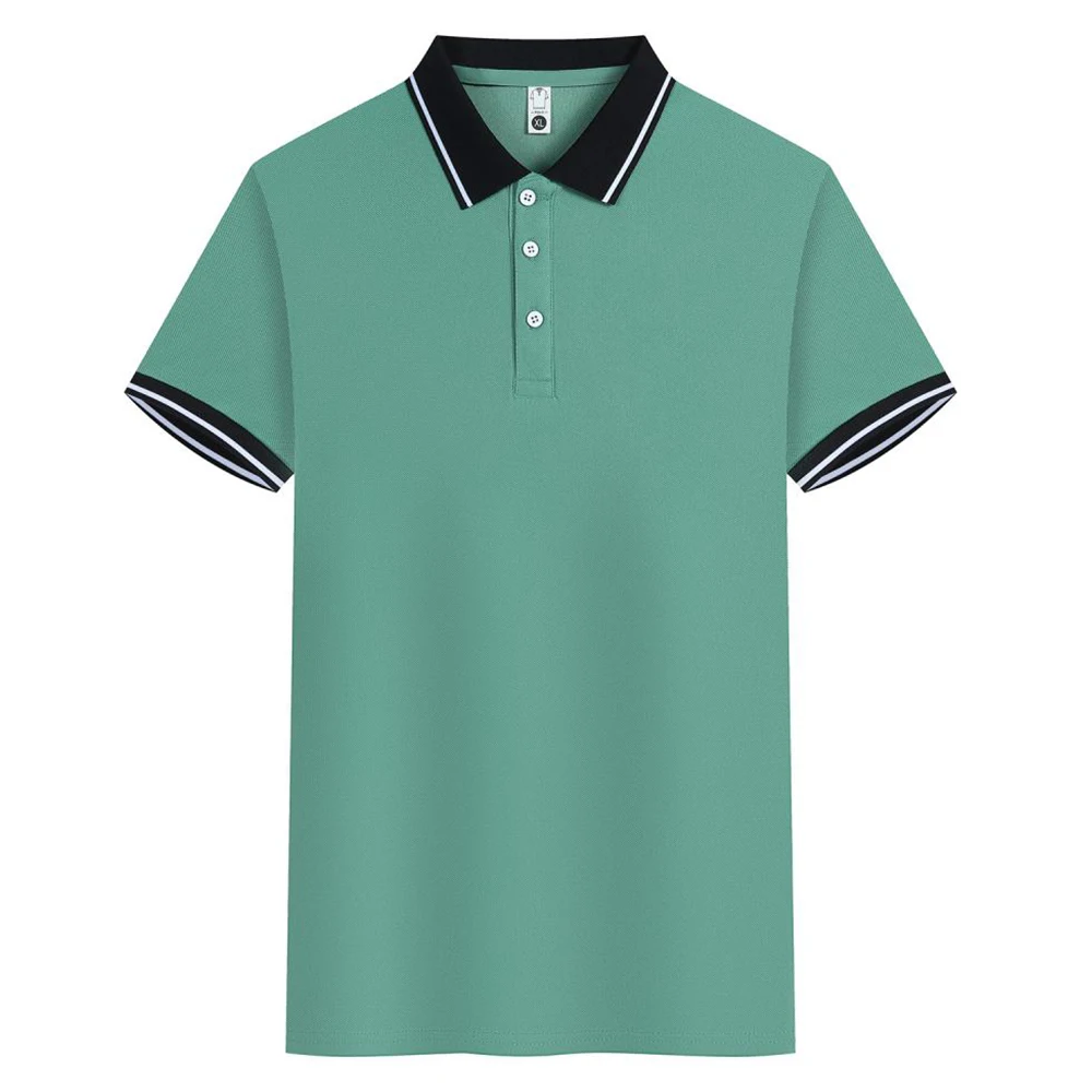 Custom Polo Shirts High Quality Men's T-shirts Polo Patchwork