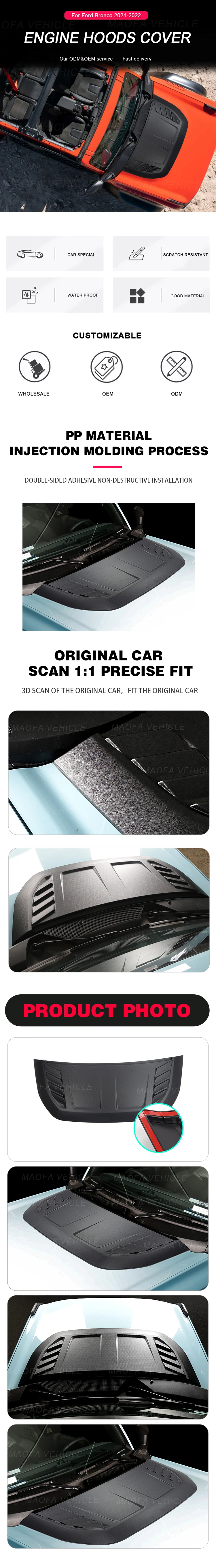 Lethburn Car Body Parts Car Extior Accessories Air Vent Hood