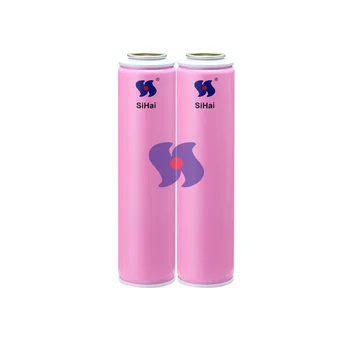 High Quality 45X178mm Necked-In CMYK Customized logo Tinplate empty Aerosol Tin Can