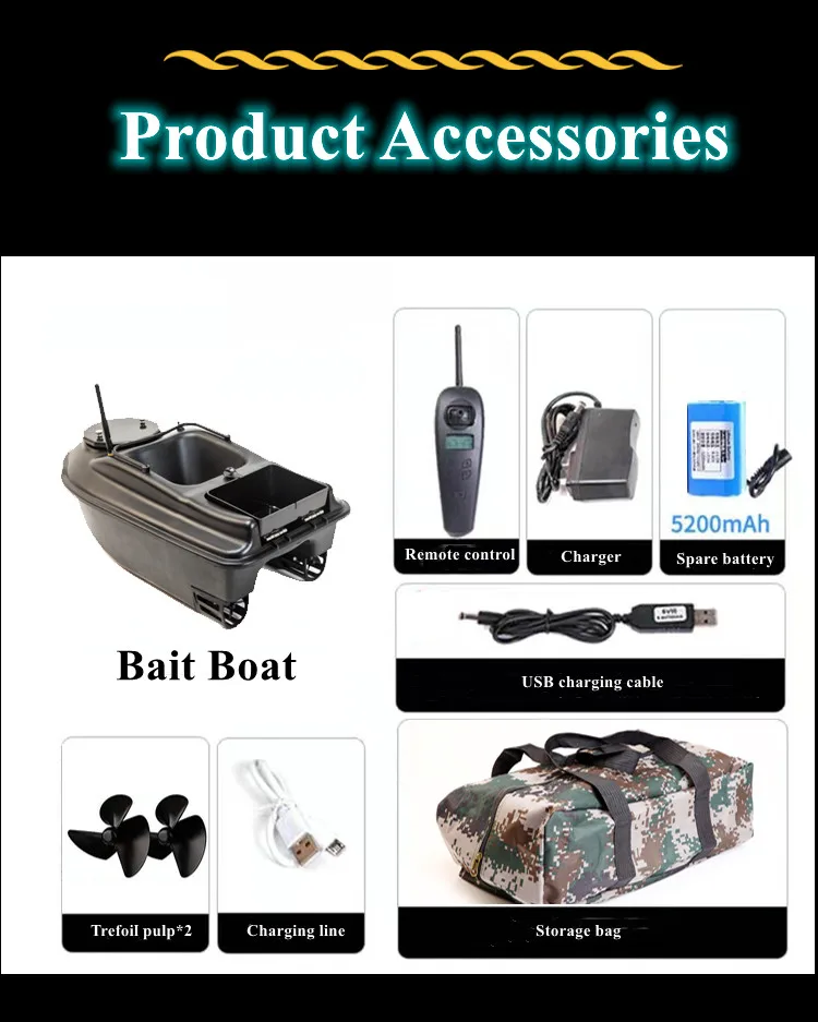 Bait Boat Battery & Accessory Bag