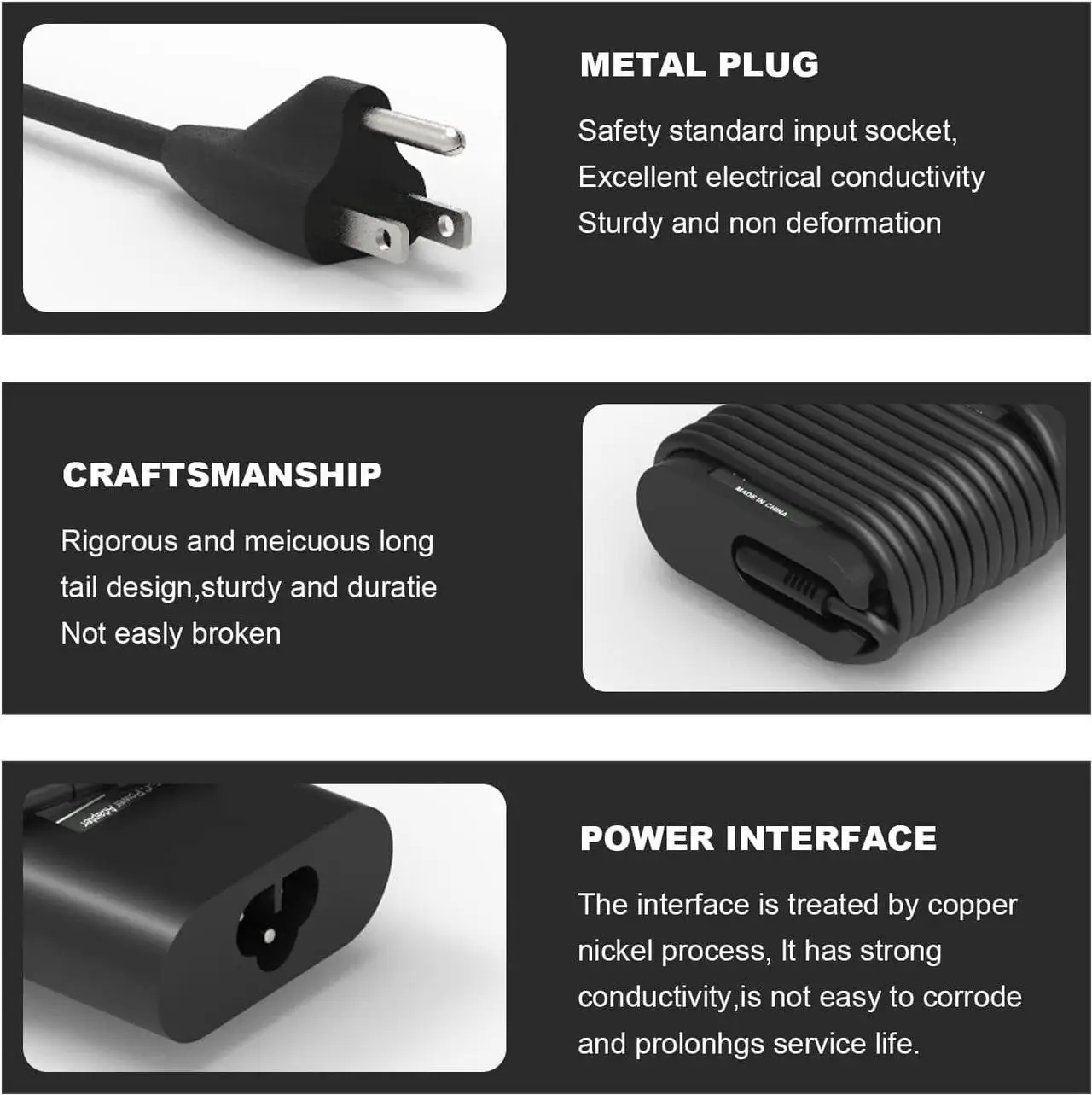 SẠC LAPTOP DELL 20V-3.25A  65W    USB-C  USB TYPE C Dành Cho Dell XPS 12 9250 9360 Latitude 12 7275 13 7370 5285 5290 I1988233486 - Foto 10