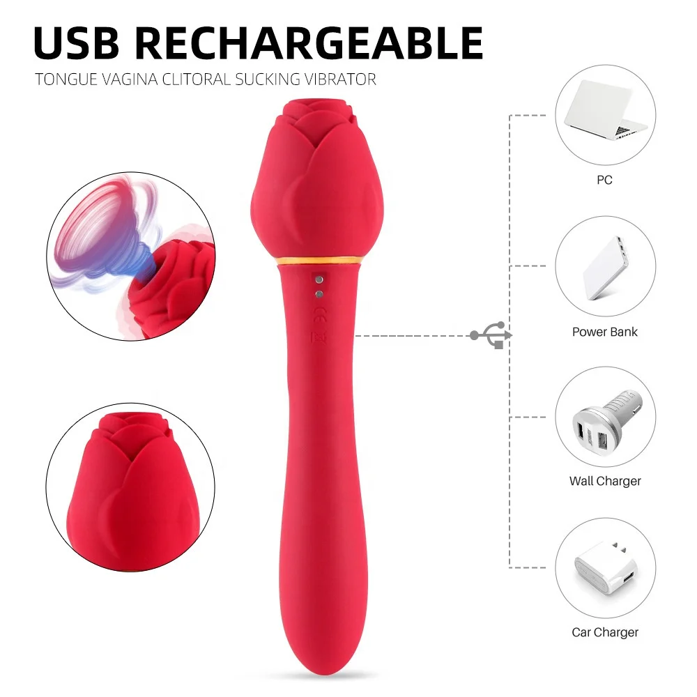 Rose authentique avec poigne, vibromasseur pour femmes, 5 modes de succion puissants et 10 modes de vibration, stimulateur du clitoris, gode, jouets sexuels, rose Rose authentique avec poigne, vibromasseur pour femmes, 5 modes de succion puissants et 10 modes de vibration, stimulateur du clitoris, gode, jouets sexuels, rose