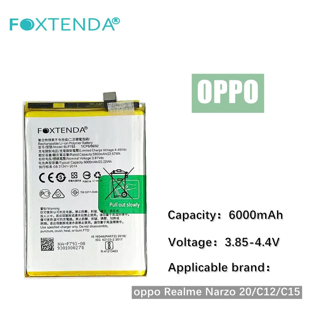 oppo a3s battery 6000mah