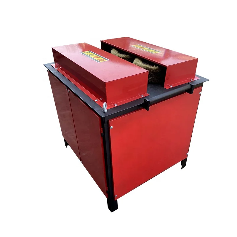 Rebar Rust Removal Wheel Brush Derusting Machine Structural Cleaning Steel bar Rust Polishing Machine