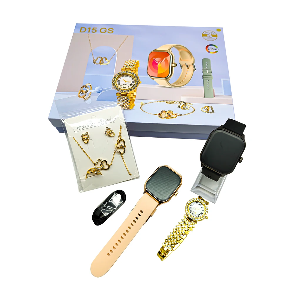 2024 Luxury Smart Watch D15 GS Reloj Intelligente Smartwatch Fitness Wrist Smart Watch PK A58 A59 Plus
