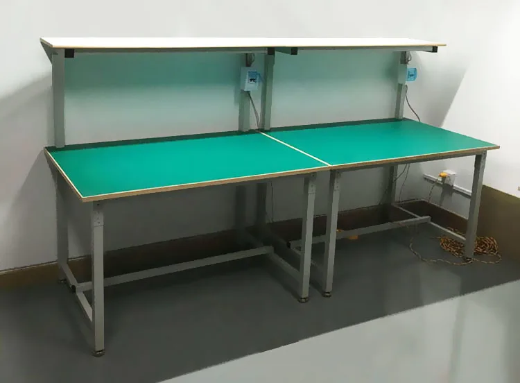 Customizable Size ESD Workbench with Steel and Aluminum Construction and 60KG Weight for Factory and Laboratory Use