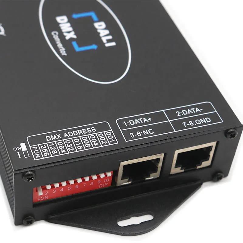 Convertisseur de signal DL113 DMX vers DALI et DALI vers DMX, adresse Dali 64 max, DALI et DMX-512 standard IEC62386