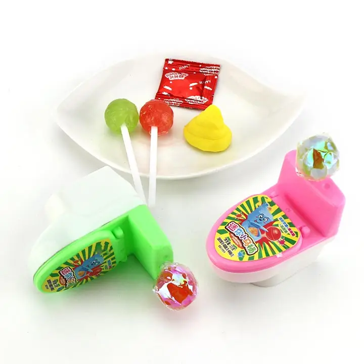 Toilet candy toy