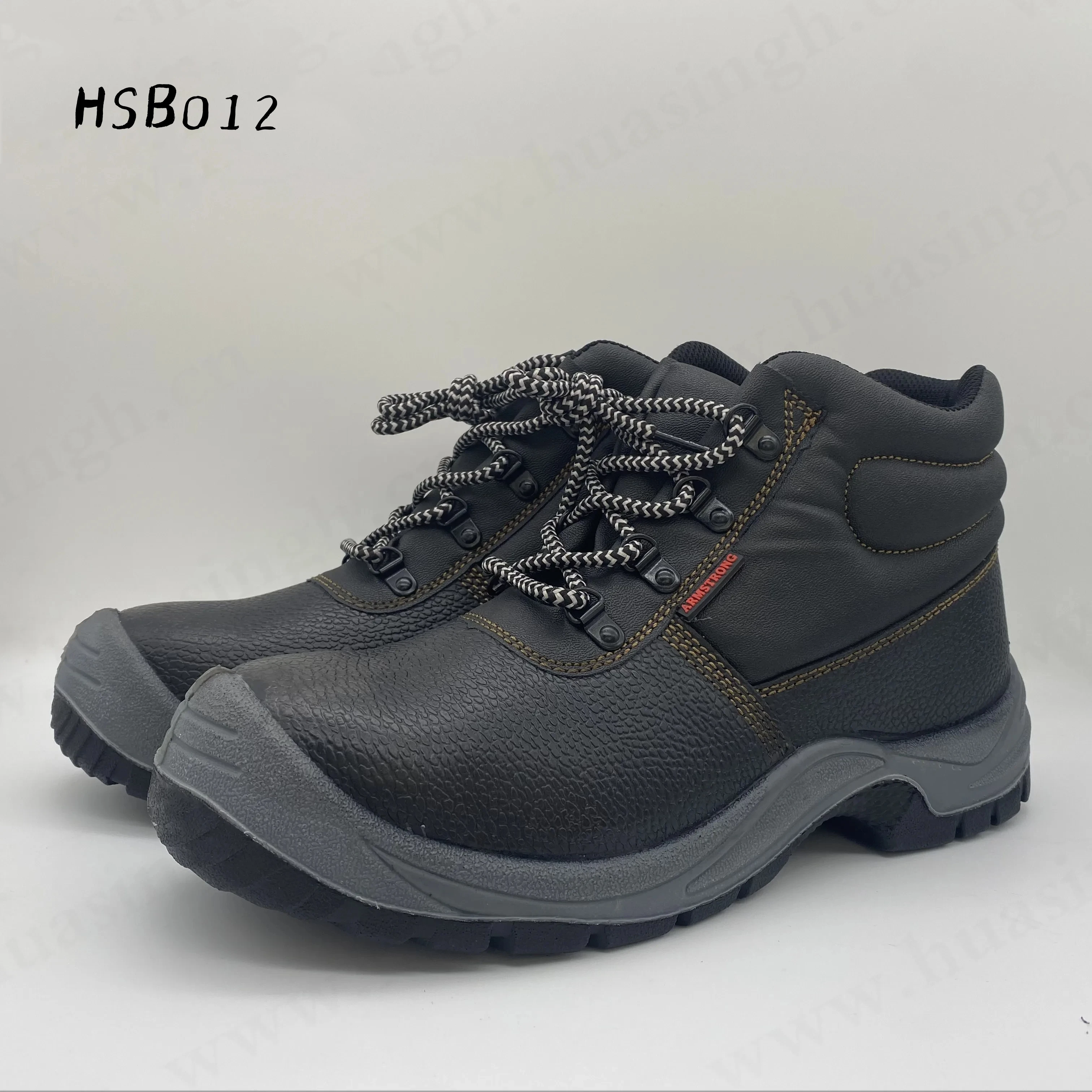 Rwh,cheap Price Anti-smash Safety Shoes Popular in Kenya Acid-proof Double Density PU Injection Outsole Work Boots HSB012
