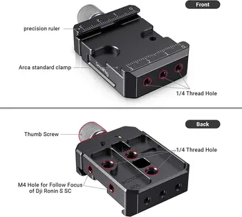Smallrig DSLR and Mirrorless Quick Release Clamp for Arca-Type Standard Compatible - Dbc2506 detail image