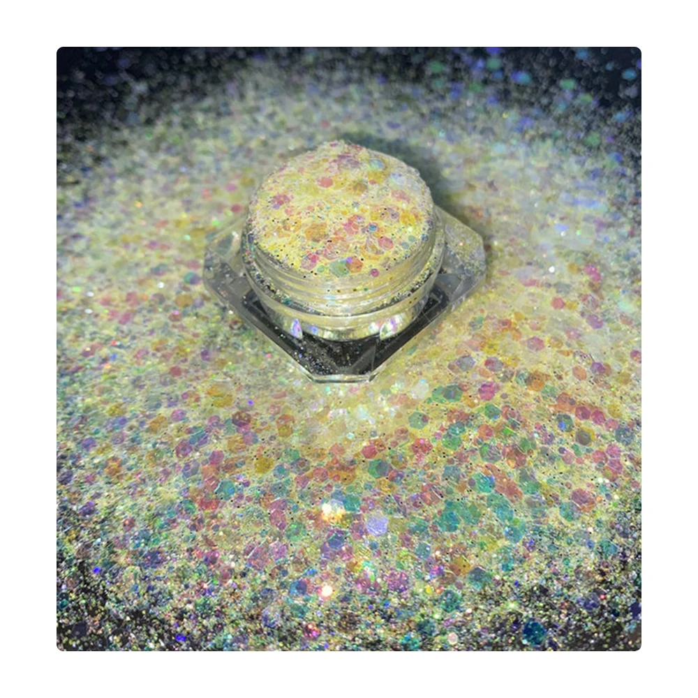 hot selling sparkle pink dot chunky glitter for tumbler and