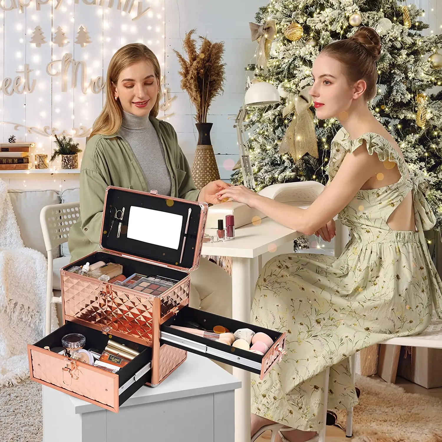 Extra Large Vanity Case Perfect for Travel Storage