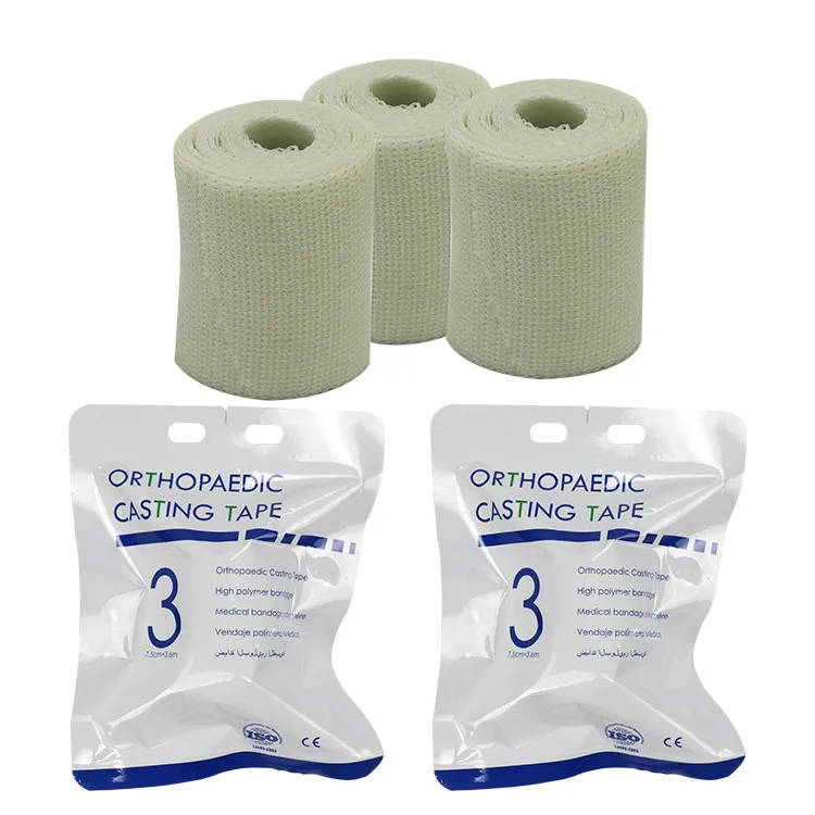 Medical Synthetic Orthopaedic Plaster Casts Polyester Bandage Ortho Casting Fiberglass