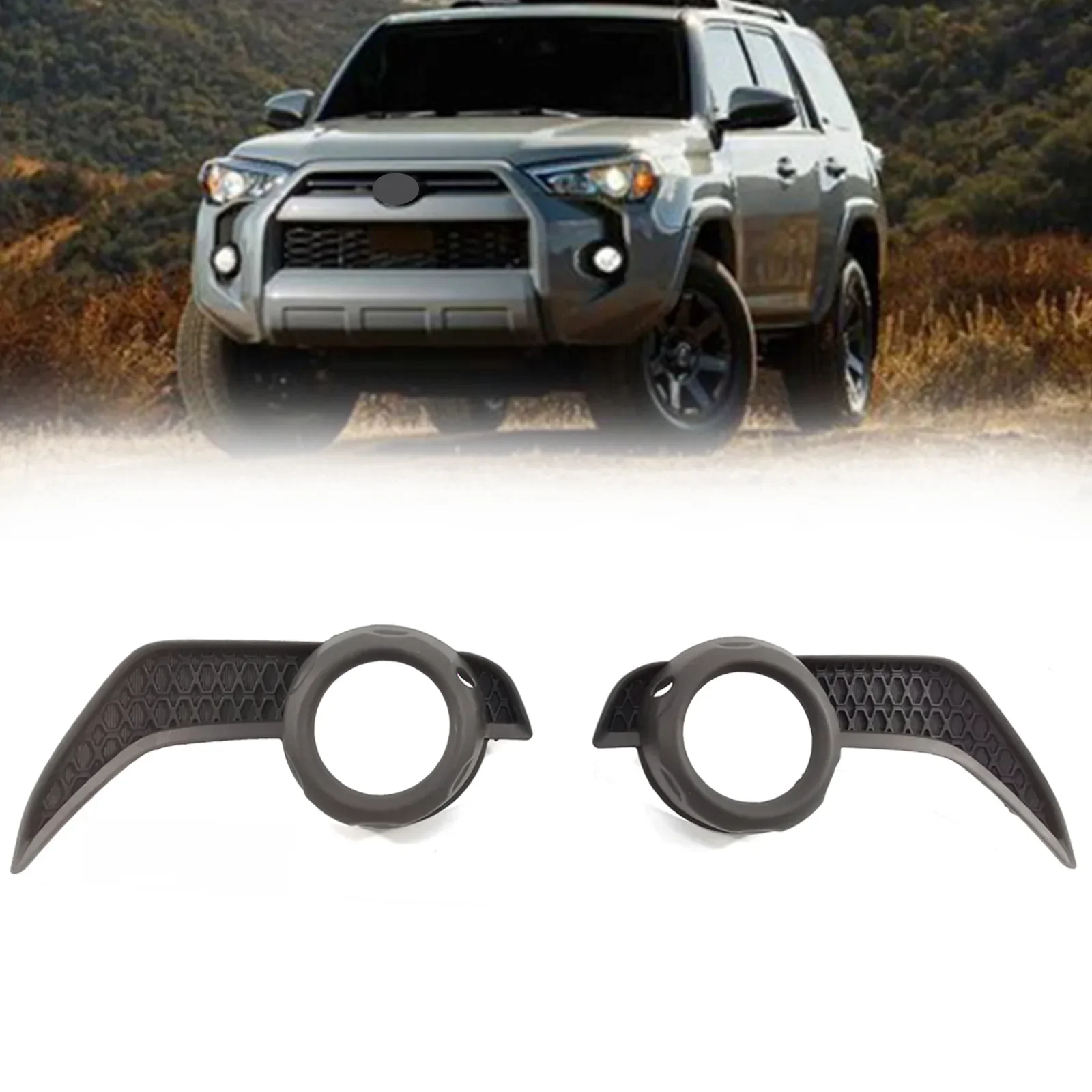 auto parts OEM car accessories left right fog light lamp cover bezel trim surround cover for TOYOTA 4RUNNER 2014-2020