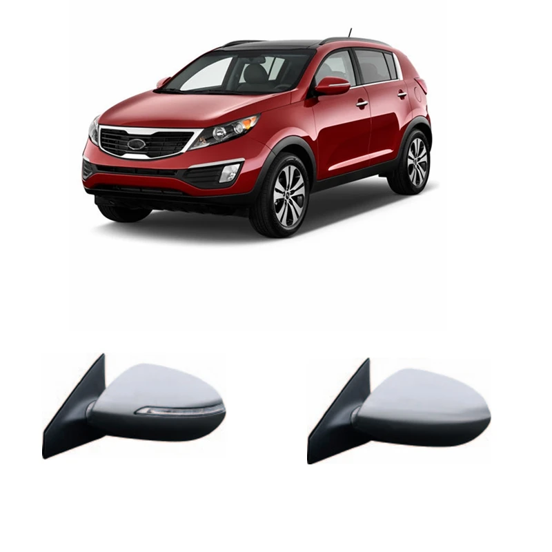 high quality 3 5 7 9 lines rearview side mirror for KIA sportage 2011-2016 87610-3W100 87620-3W100