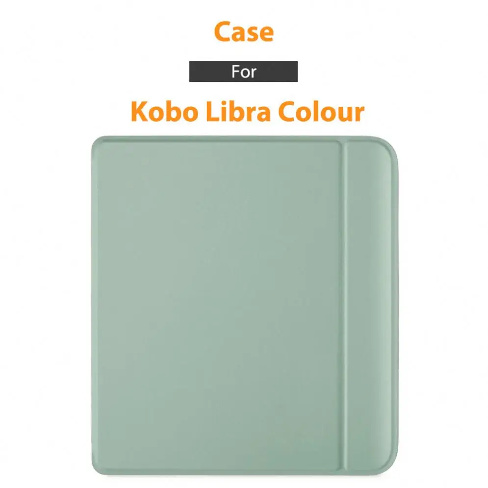 Ereader Leather Pu Case For Kobo Libra Clara Colour Elipsa 7 Inch Ebook Digital Sleep Cover With Stylus Holder Pbk157 Laudtec