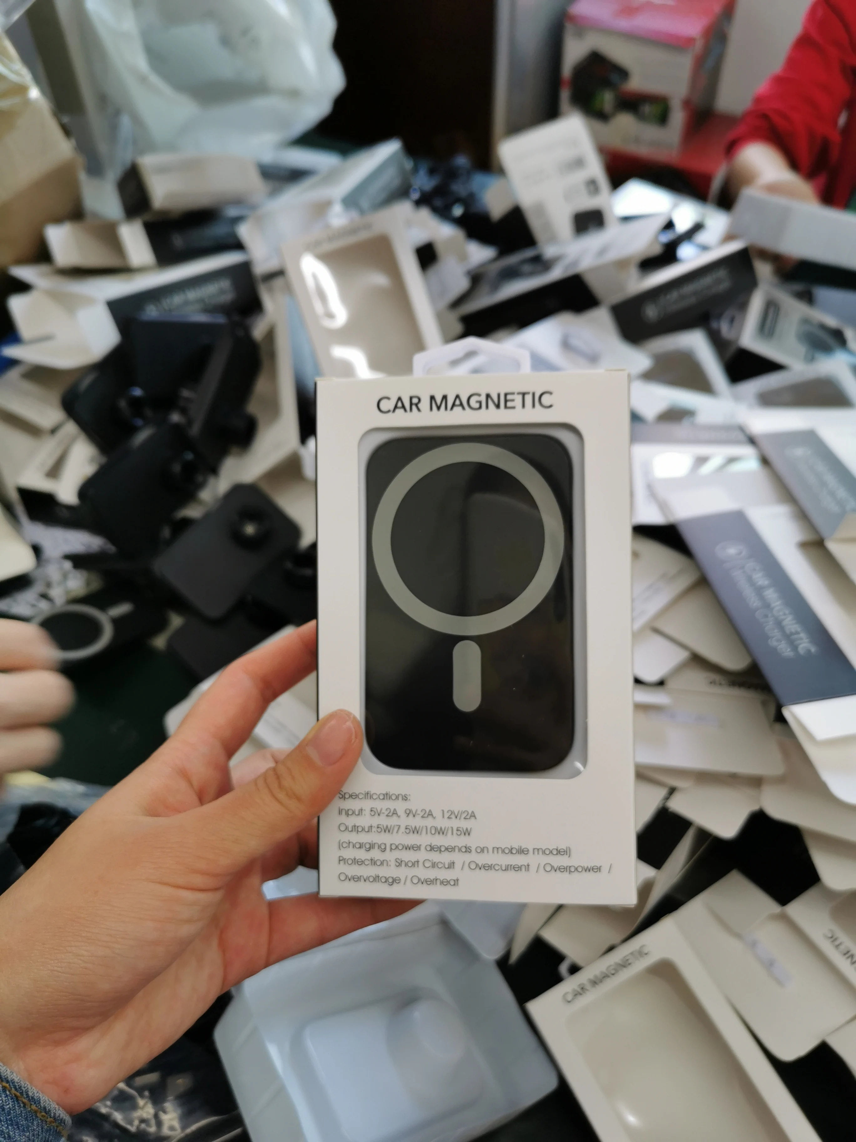 Qi Wireless Car Phone Charger Phone Holder Stand 15 W Fast