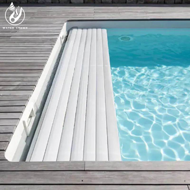 Water Crown Best Selling PC Covered Swimming Pool Cover 1 Year Warranty Customizable for Indoor/Outdoor Use Factory Direct Sales