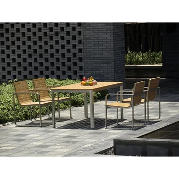 High Quality Luxury Teak Garden Furniture Outdoor Teak Dining Table Sets Outdoor Garden Furniture Sets