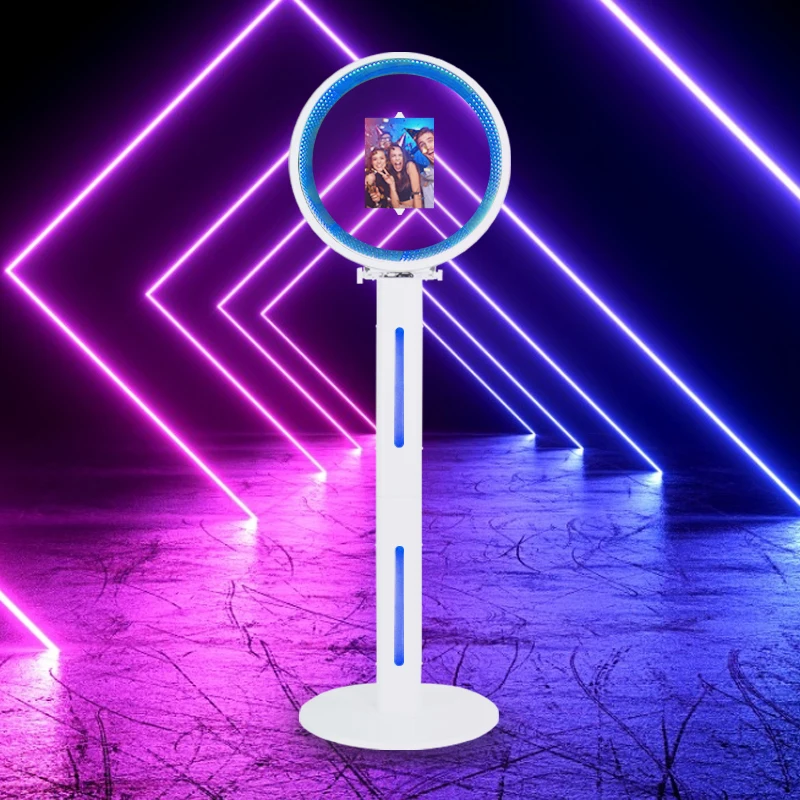 Led Ring Pattern Photo Booth Round Magic Wedding Ring Light Beauty Selfie Roamer Ipad Photobooth ...