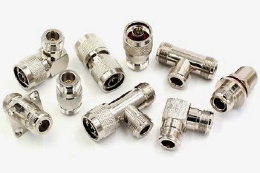N type RF Connector N male plug female jack straight elbow right angle 3 way T type N if connector adaptor supplier
