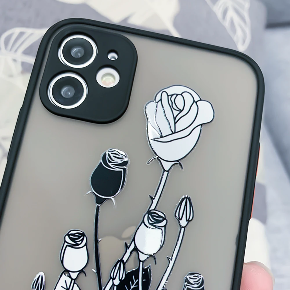 High quality Rose Butterfly Mobile phone Case For iPhone 15 promax