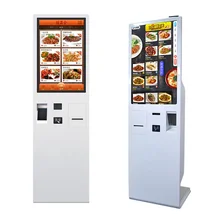 32 inch Freestandiing Self Restaurant Ordering Machine Self Service Kiosk for Macdoland KFC or Fast Food Memu Display with Touch