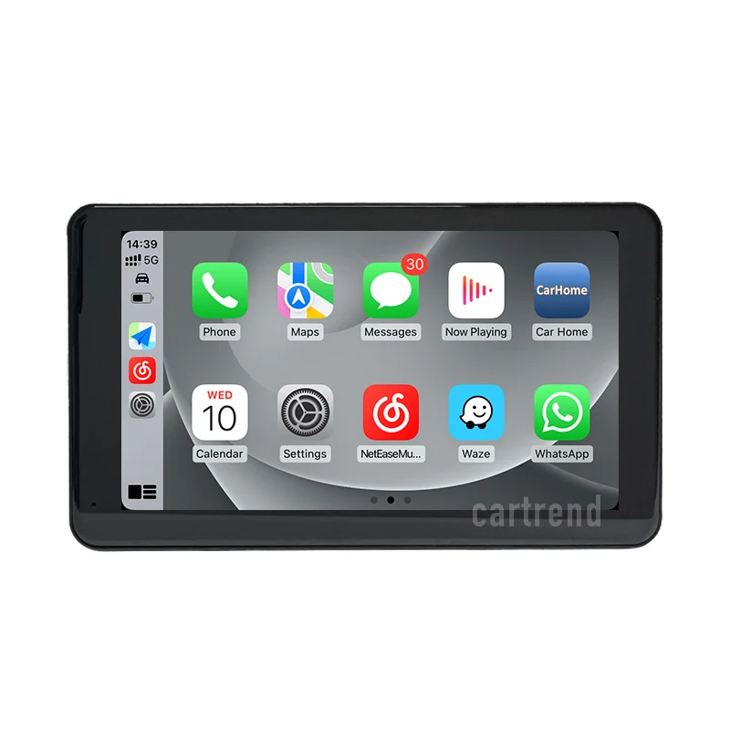Apple Carplay Touch Screen Wireless Android Auto Module Monitor for Motorcycle Autocycle Autobike Scooter Electric Motorcycles