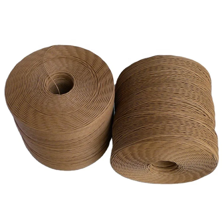 
Оптовая продажа, натуральная мягкая плетеная бумажная веревка для рукоделия сумки 