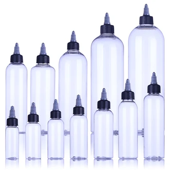 1 2OZ 3OZ 4OZ 5OZ 6 8OZ 9OZ 10OZ 16OZ glue plastic bottle with yorker dispensing dropper cap PET transparent plastic bottle